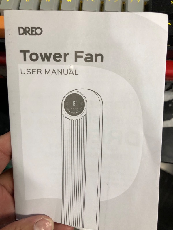 Photo 3 of (READ FULL POST) Dreo Tower Fan for Bedroom, 25ft/s Velocity Quiet Floor Fan, 90° Oscillating Fans for Indoors with 4 Speeds, 4 Modes, 8H Timer, Standing Fans, Bladeless Fan, Black, Nomad One (DR-HTF007) Black Tower Fan