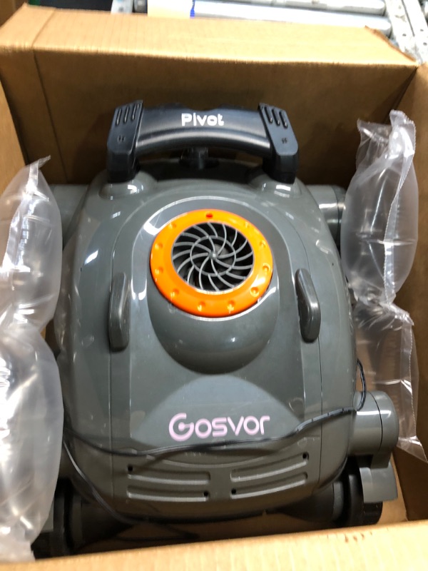 Photo 2 of (Upgrade) Gosvor Pivot Cordless Robotic Pool Cleaner, Wall Climbing, Triple-Motor, Extended Battery Life, Self-Parking, Automatic Pool Vacuum for Inground &above Ground Pools Up to 65 FT in Length