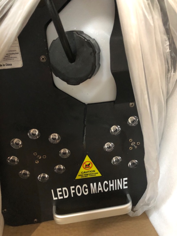 Photo 2 of **PARTS ONLY NON REFUNDABLE**READ NOTES**
Fog Machine with Lights, 2000W 30000CFM Vertical Smoke Machine 16 Colorful LED Lights, DMX & Manual  (1 Pcs)