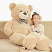 Photo 1 of 47 inch Giant Teddy Bear Stuffed Animal Brown Big Plush Teddy Bear Valentine's Gift for Girlfriend Soft Stuffed Bear Animals for Christmas,Birthday,Mother's Day
