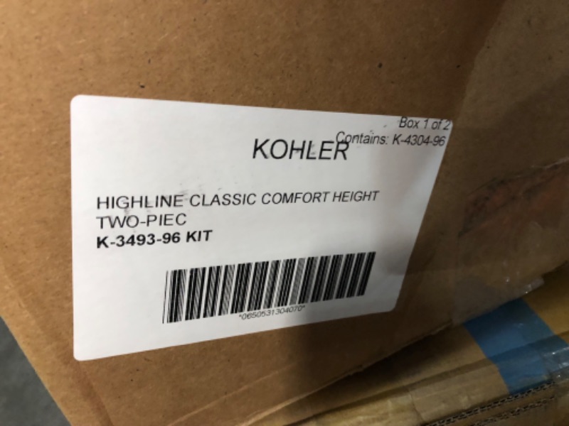 Photo 10 of ***BOTTOM HALF ONLY - SEE COMMENTS***
KOHLER Highline 12 in. Rough In 2-Piece 1.6 GPF Single Flush Elongated Toilet in White Seat Not Included