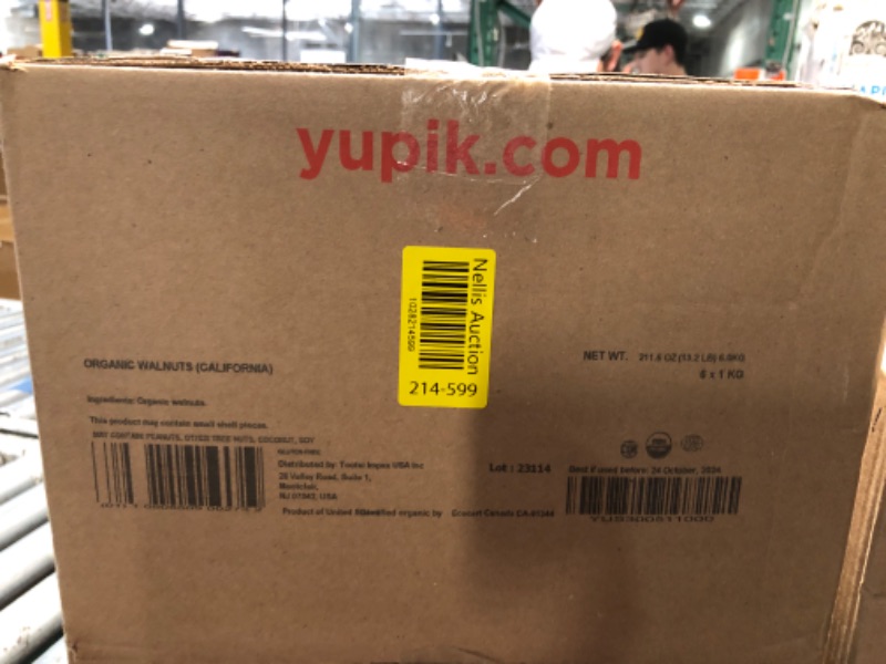 Photo 1 of (non-refundable)Yupik Raw California Walnuts, Halves & Pieces, 2.2 lb, Kosher, Gluten-Free, Vegan, Unsalted Nuts, Unroasted, Source of Omegas, Healthy Snacks, Nut Topping & Inclusion, Ideal for Baking & Cooking

PaCK OF 6