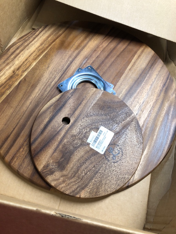 Photo 3 of 
***STOCK PHOTO REFERENCE ONLY***
18" acacia wood lazy susan kitchen turntable