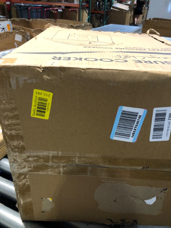 Photo 1 of ***USED - LIKELY MISSING PARTS - UNABLE TO VERIFY FUNCITONALITY***
MegaChef 12 Quart Digital Pressure Cooker with 15 Preset Options and Glass Lid, Silver