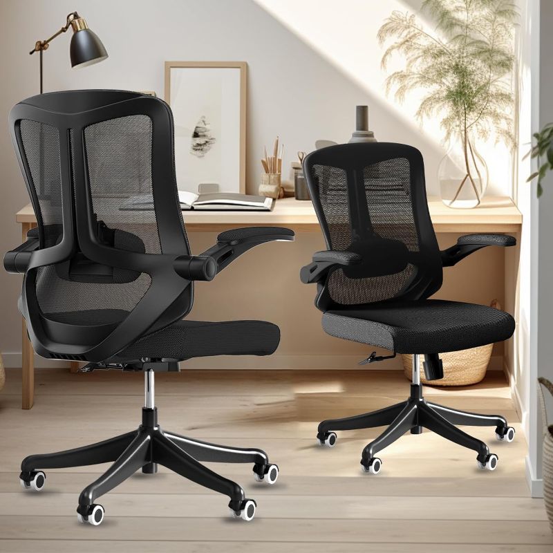 Photo 1 of (missing hardware)Office Chair with 350LBS Capacity, Ergonomic Comfort Home Desk Chair