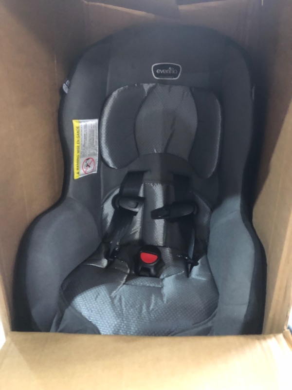 Photo 4 of ***USED - LIKELY MISSING PARTS - UNABLE TO VERIFY FUNCTIONALITY***
Evenflo Tribute LX 2-in-1 Lightweight Convertible Car Seat, Travel Friendly (Saturn Gray)