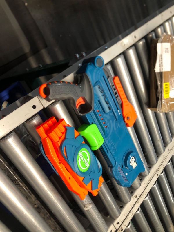 Photo 3 of ***USED - MISSING DARTS - OTHER PARTS LIKELY MISSING AS WELL - UNABLE TO VERIFY FUNCTIONALITY***
Nerf Elite 2.0 Flipshots Flip-16 Blaster with 16 Dart Barrels That Flip to Double Your Firepower, 16-Dart Capacity, 16 Elite Darts Frustration Free