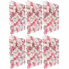 Photo 1 of -Piece 23.62 in. x 15.74 in. White and Pink Artificial Rose Flower Wall Panel for Wedding Decor