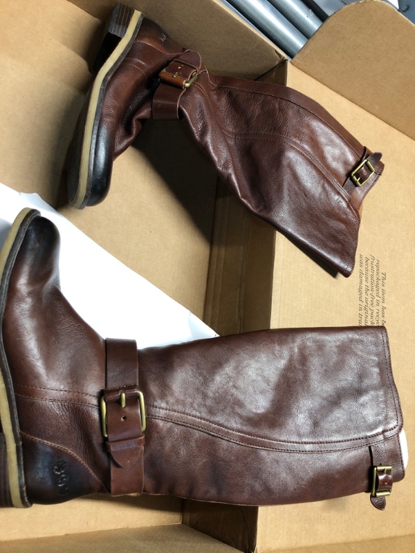 Photo 2 of ***DAMAGED - INTERIOR FALLING APART - SEE PICTURES***
Sam Edelman Womens Mable Leather Riding Boot 10 Spiced Pecan Athletic Calf