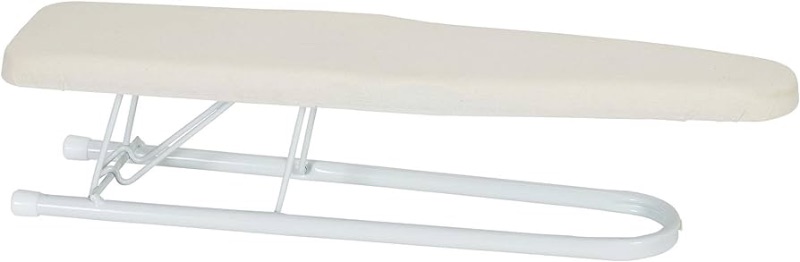 Photo 1 of ***USED - LIKELY MISSING PARTS - UNABLE TO VERIFY FUNCTIONALITY***
Household Essentials Basic Sleeve Mini Ironing Board | Natural Cover and White Finish | 4.5" x 20" Ironing Surface