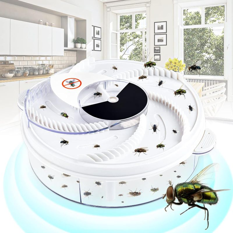 Photo 1 of Electric Fly Trap Pest Device Gnat Flying Insect Automatic Indoor Catcher Control Traps Reject Repellents Tools for Patios Ranch 