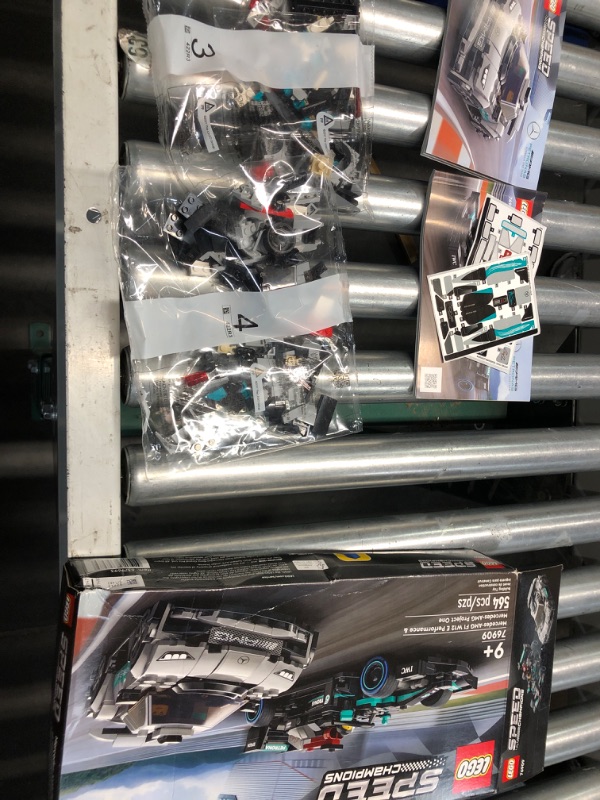 Photo 2 of LEGO Speed Champions Mercedes-AMG F1 W12 E Performance & Mercedes-AMG Project One 76909 Building Toy Set for Kids, Boys, and Girls Ages 9+ (564 Pieces)