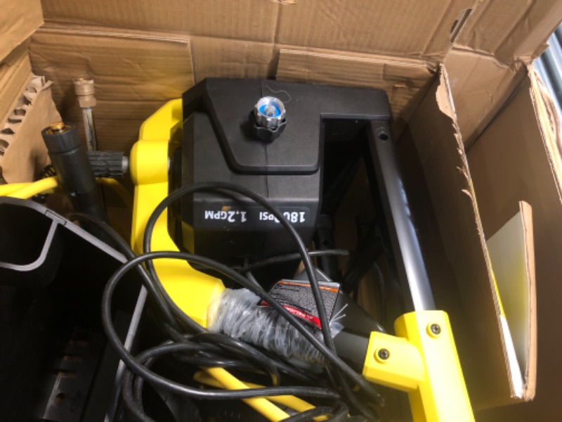 Photo 2 of (NON-REFUNDABLE) Kärcher K1800PS Cube Max 2250 PSI Electric Pressure Washer - Power Washer with 3 Nozzles for Cleaning Cars, Siding, Driveways, Fencing, & More - 1.2 GPM