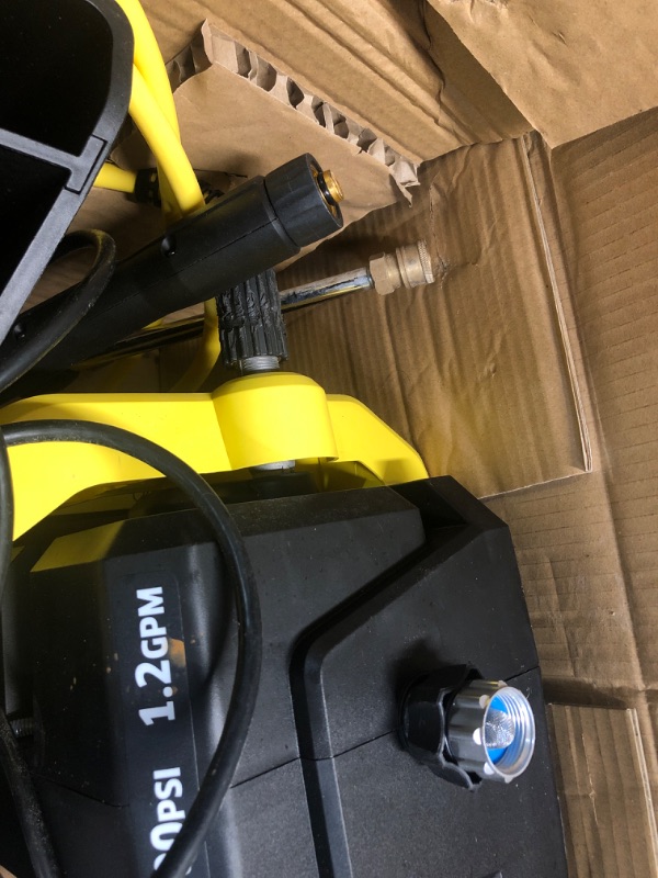 Photo 3 of (NON-REFUNDABLE) Kärcher K1800PS Cube Max 2250 PSI Electric Pressure Washer - Power Washer with 3 Nozzles for Cleaning Cars, Siding, Driveways, Fencing, & More - 1.2 GPM