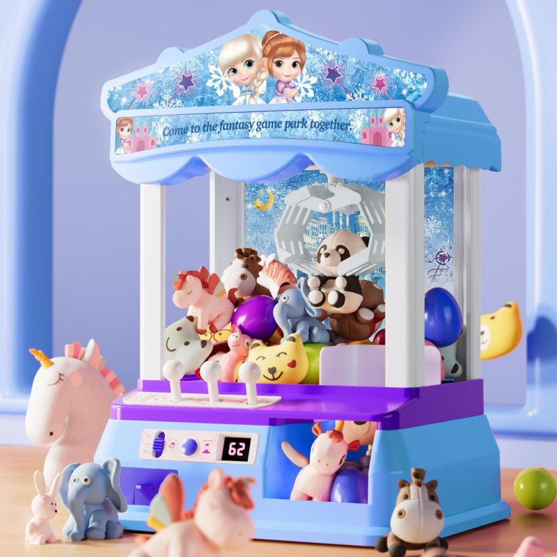 Photo 1 of (READ FULL POST) Claw Machine, Large Claw Machine for Kids, Frozen Princess Toys for Girls Age 3+, 3 4 5 6 7 Year Old Girl Birthday Gift Ideas, Frozen Blue