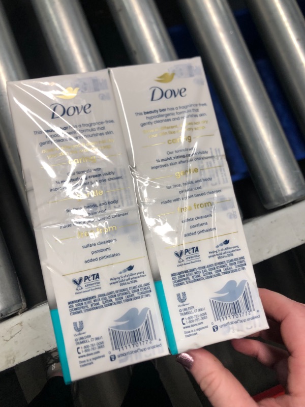 Photo 2 of 







7 VIDEOS
Dove Beauty Bar More Moisturizing Than Bar Soap for Softer Skin, Fragrance Free, Hypoallergenic Sensitive Skin With Gentle Cleanser 3.75 oz 8 Bars
Roll over image to zoom in
Dove Beauty Bar More Moisturizing Than Bar Soap for Softer Skin,