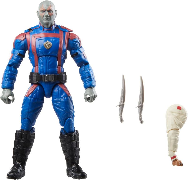 Photo 1 of 
Marvel Legends Series Drax, Guardians of The Galaxy Vol. 3 6-Inch Collectible Action Figures, Toys for Ages 4 and Up