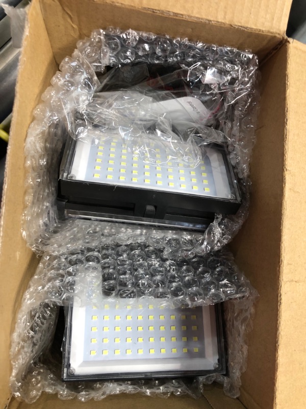 Photo 2 of 
Tuffenough Solar Outdoor Lights 2500LM 210 LED Security Lights with Remote Control,3 Heads Motion Sensor Lights, IP65 Waterproof,270° Wide Angle