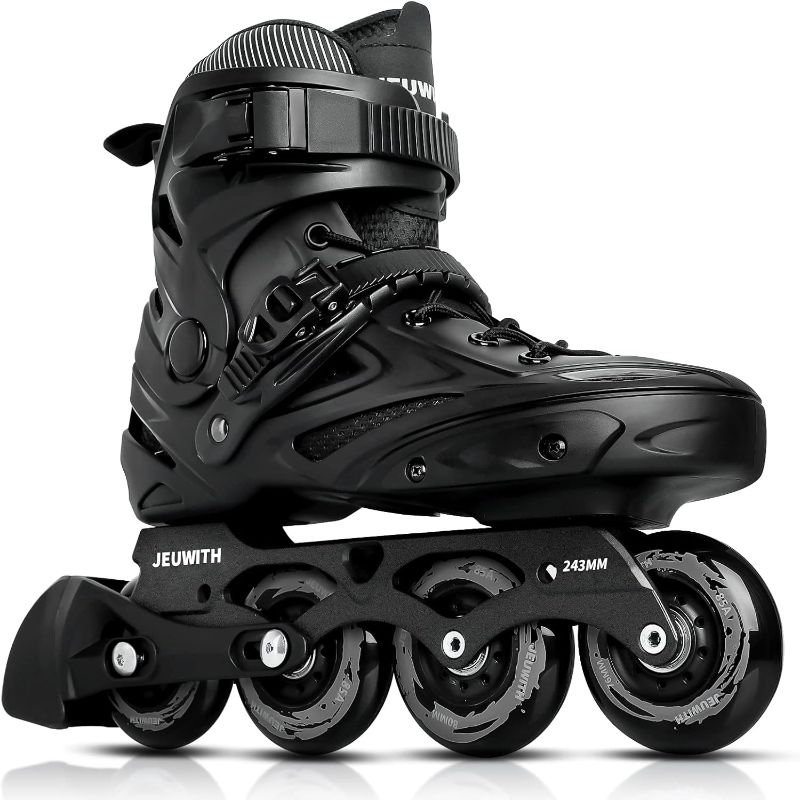 Photo 1 of 
Inline Skates for Women Men, Outdoor Street Blades Roller Adult Male Female, Professional Fitness Roller Skates Blades for Unisex