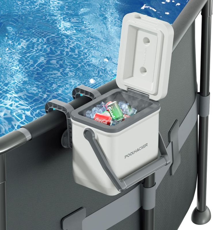 Photo 1 of 
POOLHACKER Pool Cooler, Insulated Cooler Hard Cooler with Handle for above-Ground Pools, Keeps Ice for up to 3 Days, Oasis Chill Series