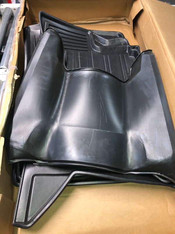 Photo 3 of (READ FULL POST) Wqyimat 2024 Newest Tesla Model 3 Floor Mats Set All Weather Waterproof TPE Floor Mat Heavy Duty Interior Liners Front Rear Cargo Liner Model 3 Accessories Highland 6 PCS 2024 Model 3 (6 PCS)