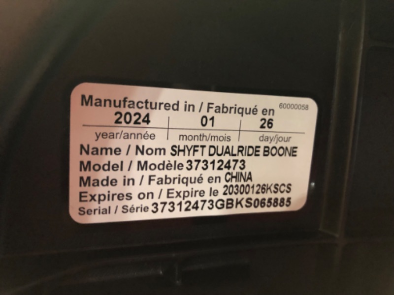 Photo 3 of ***USED - DIRTY - LIKELY MISSING PARTS - UNABLE TO VERIFY FUNCTIONALITY***
Evenflo Shyft DualRide Infant Car Seat and Stroller Combo with Carryall Storage (Boone Gray) Shyft DualRide w/Carryall Storage Boone Gray