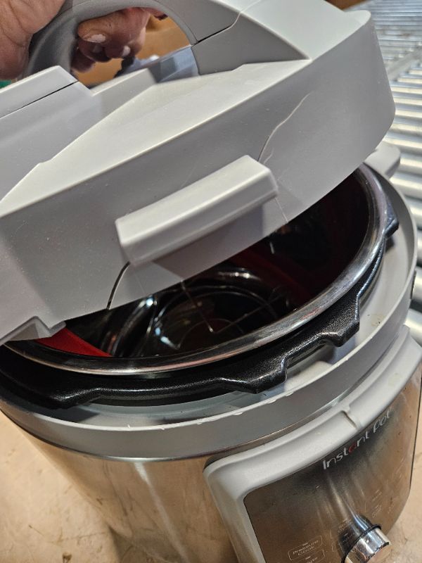 Photo 1 of **MINOR DAMAGE READ NOTES**
Instant Pot Duo Plus, 8-Quart Whisper Quiet 9-in-1 Electric Pressure Cooker, Stainless Steel