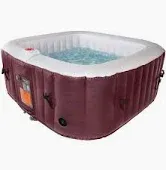 Photo 1 of ***SEE NOTES***
AquaSpa #WEJOY Portable Hot Tub 61X61X26 Inch Air Jet Spa 2-3 Person Inflatable Square Outdoor Heated Hot Tub Spa with 120 Bubble Jets, Wine, one Size (PM_SPA-P154_Wine)
