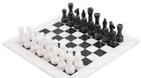 Photo 1 of ***USED - MISSING ONE OF THE WHITE PIECES - SEE PICTURES***
Radicaln Marble Chess Set 15 Inches White and Black Handmade Chess Board Game - Best Travel Chess Set 2 Player Games - 1 Chess Board & 32 Chess Pieces - Chess Sets for Adults