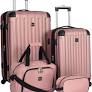 Photo 1 of (READ FULL POST) Travelers Club Expandable Midtown Hardside 4-Piece Luggage Travel Set, Rose Gold