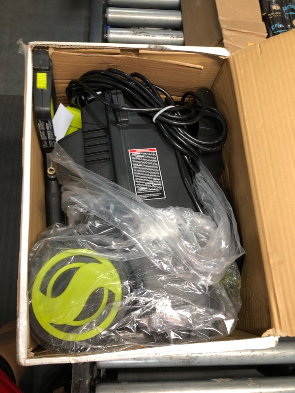 Photo 3 of ***USED - LIKELY MISSING PARTS - UNABLE TO VERIFY FUNCTIONALITY***
Sun Joe SPX2688-MAX Electric High Pressure Washer for Cleaning Your RV, Car, Patio, Fencing, Decking and More w/ Foam Cannon, Green