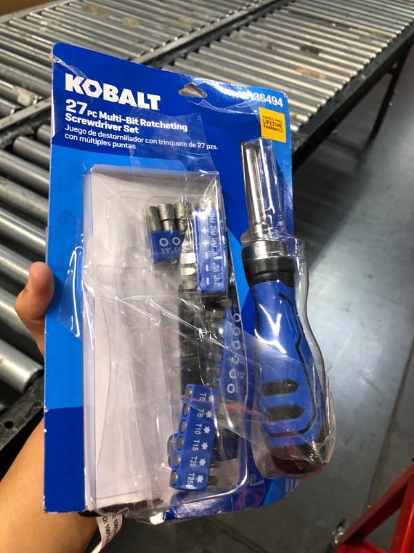 Photo 3 of (READ FULL POST) Kobalt 27-Piece Plastic Handle Magnetic Ratcheting Multi-bit Assorted Drive Screwdriver Set
