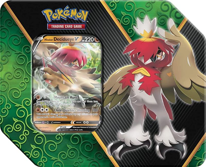 Photo 1 of [READ NOTES]
Pokemon Cards: Divergent Power Hisuian Decidueye V Tin