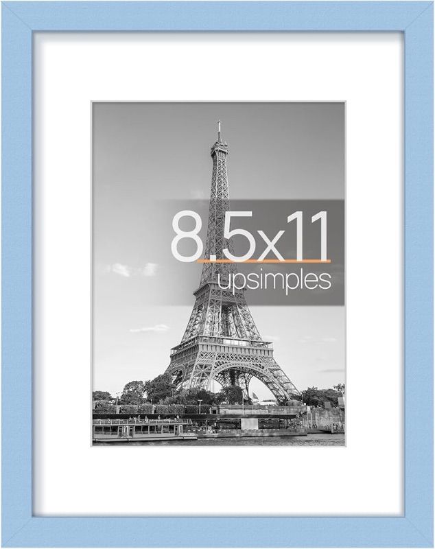 Photo 1 of **3 PACK**
upsimples 8.5x11 Picture Frame, Display Pictures 6x8 with Mat or 8.5x11 Without Mat