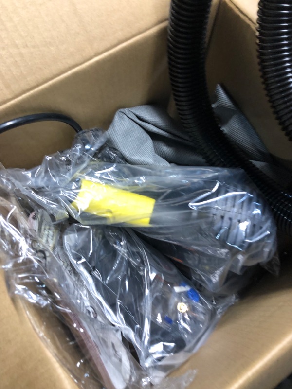 Photo 1 of Handheld Drywall Sander, Electric Drywall Sander with Vacuum, Variable Speed, 26Ft Power Cord, Dust Hose and Collection Bag, 720W 7' Electric Wall Polishing Machine for Popcorn Ceiling Cws180 With Light Torch