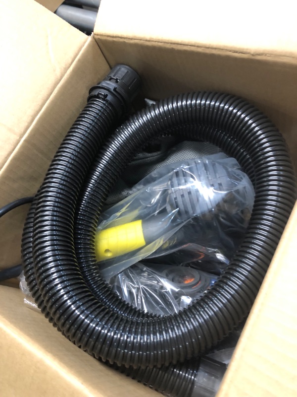 Photo 1 of Handheld Drywall Sander, Electric Drywall Sander with Vacuum, Variable Speed, 26Ft Power Cord, Dust Hose and Collection Bag, 720W 7' Electric Wall Polishing Machine for Popcorn Ceiling Cws180 With Light Torch