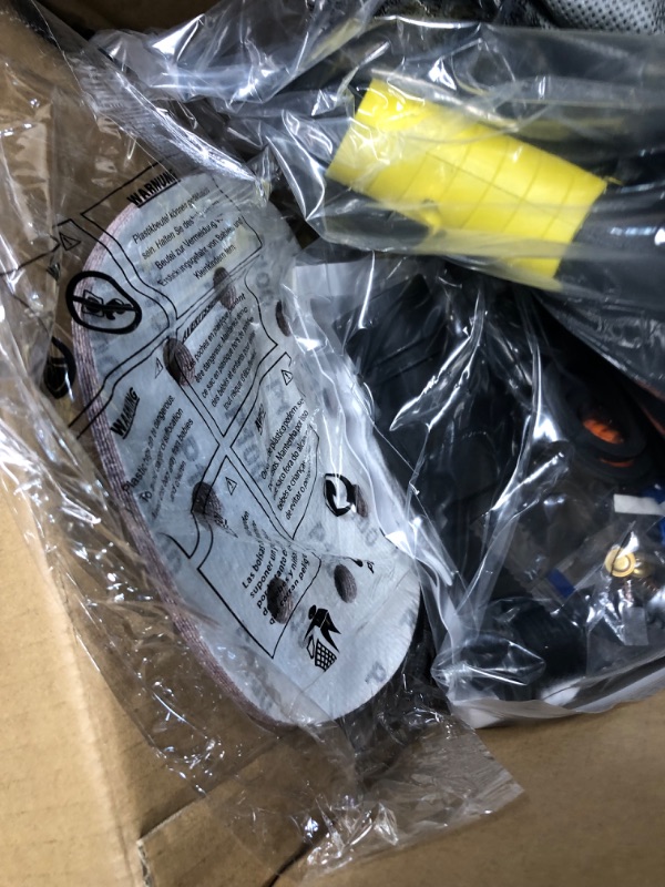 Photo 1 of Handheld Drywall Sander, Electric Drywall Sander with Vacuum, Variable Speed, 26Ft Power Cord, Dust Hose and Collection Bag, 720W 7' Electric Wall Polishing Machine for Popcorn Ceiling Cws180 With Light Torch