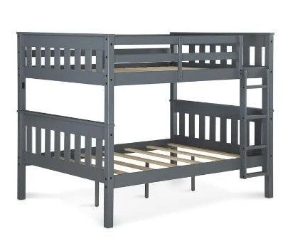 Photo 1 of ***SEE NOTES // PARTIAL SET // NOT EXACT SAME AS STOCK PHOTO*** Metal Bunk Bed Full Over Full Convertible Full Bunk Beds into 2 Individual Full Size Bed with 2 Storage Drawers, No Box Spring Needed, Black Black Full