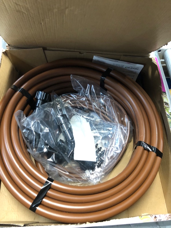 Photo 2 of **NONREFUNDABLE**FOR PARTS OR REPAIR**SEE NOTES**
Raindrip SDFSTH1P Automatic Drip Irrigation Watering Kit with Timer for Flowers, Shrubs, and Trees, Waters up to 10 Plants, includes Timer with Customizable Settings, 2 GPH Drippers Flowers, Shrubs & Trees