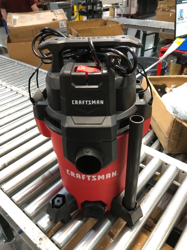 Photo 2 of ** MISSING ACCESSORIES**
CRAFTSMAN 4-Gallons 3.5-HP Corded Wet/Dry Shop Vacuum with Accessories Included