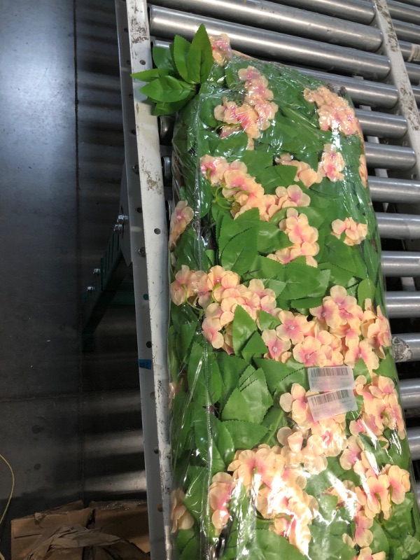 Photo 1 of DOEWORKS Expandable Fence Privacy Screen for Balcony Patio Outdoor, 2PCS Faux Ivy Fencing Panel for Backdrop Garden Backyard Home Decorations 2 Pack Purple Wisteria