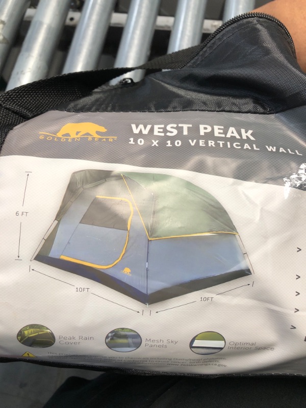 Photo 3 of ***USED - MISSING POLES***
Golden Bear West Peak 6-Person Dome Tent