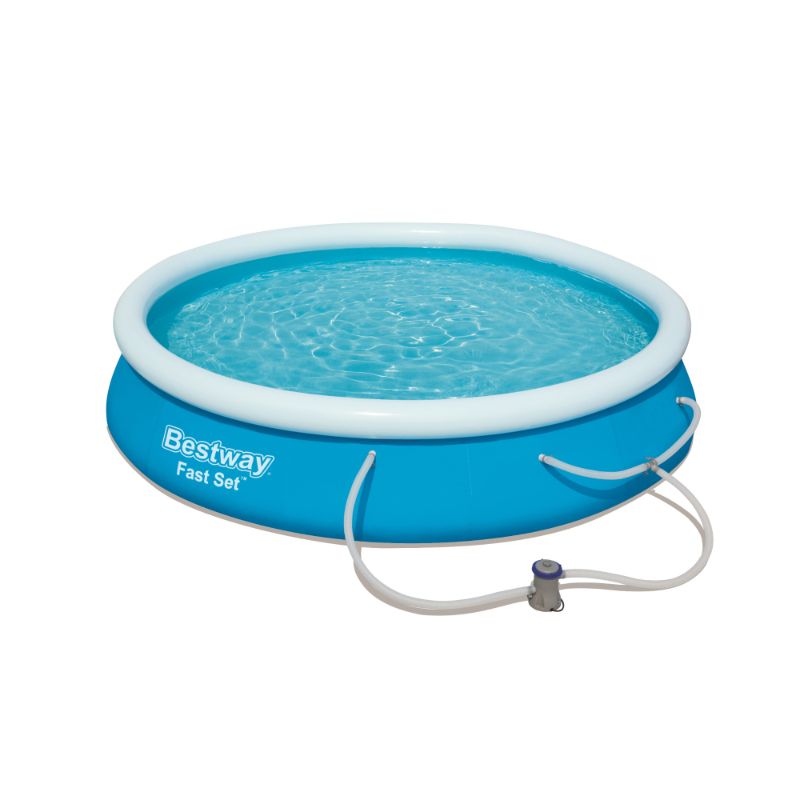 Photo 1 of **missing pump**
Bestway - Fast Set Outdoor Swimming Pool Set 12 Feet X 30 Inches (Includes Pool & Filter Pump)