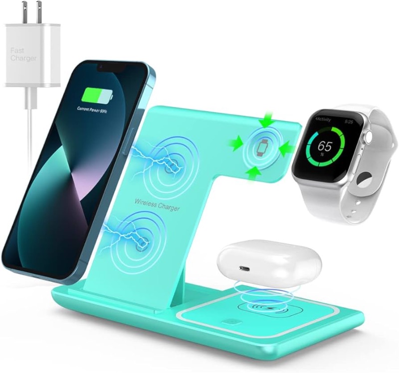 Photo 1 of 3 in 1 Wireless Charger Station