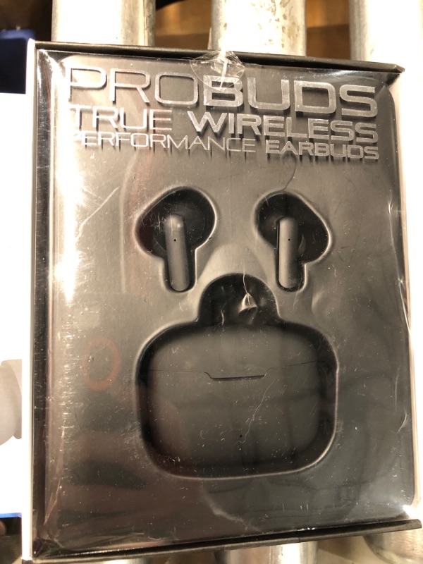 Photo 2 of Cobaltx Probuds True Wireless Earbuds with Charging Case (BLACK)