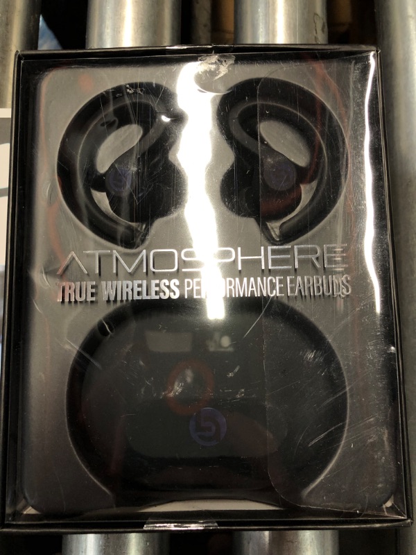 Photo 2 of (see all images)Lifestyle Advanced Atmosphere True Wireless Performance Bluetooth Earbuds (BLACK)
