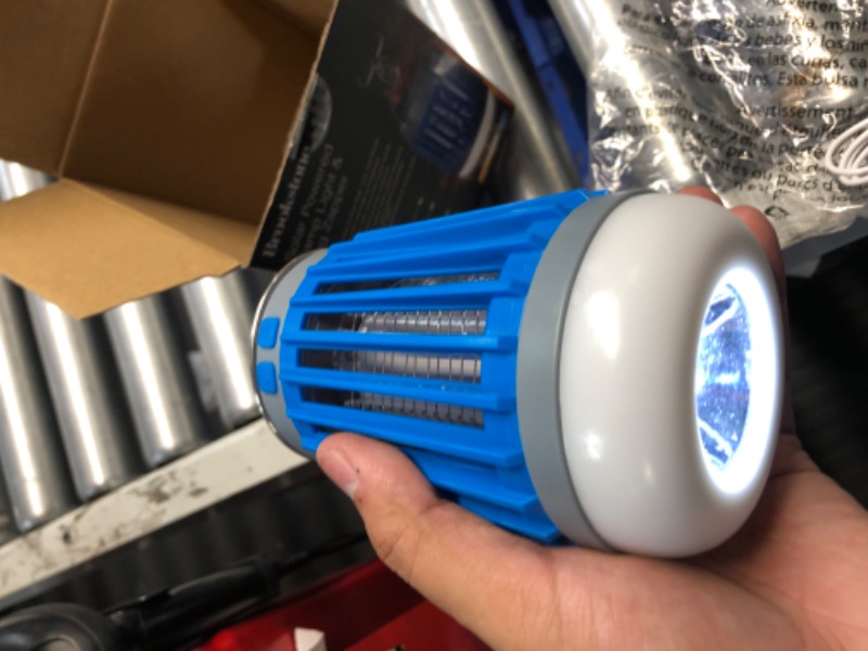 Photo 4 of (see all images)Brookstone Bug Zapper & Camping Light - USB & Solar Powered With Four Light...
