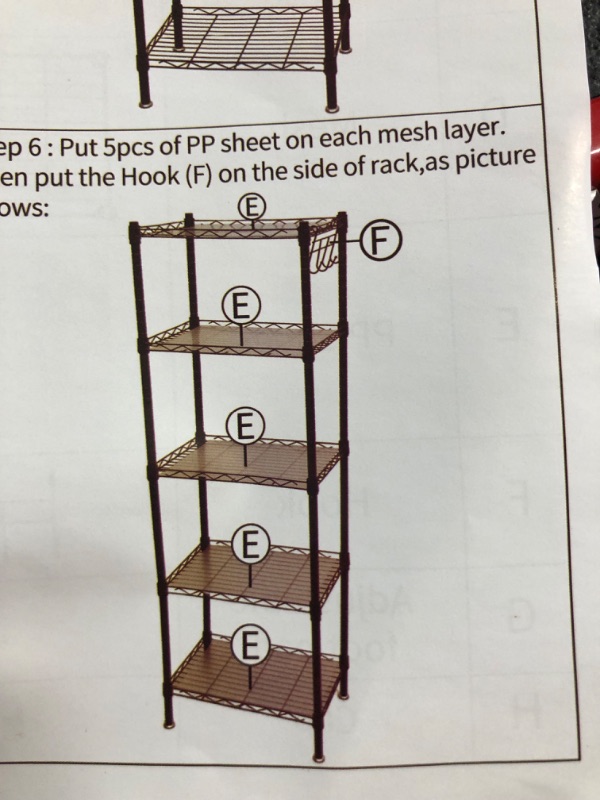 Photo 5 of SafeRacks 5-Tier NSF Certified Wire Shelf: Multi-Purpose Steel Storage Shelving - Shelf Liner, Adjustable Shelves & Feet - Pantry, Garage & Kitchen, Home or Restaurant Organization 14"x14"x60" Black 14"x14"x60" 5-Tier