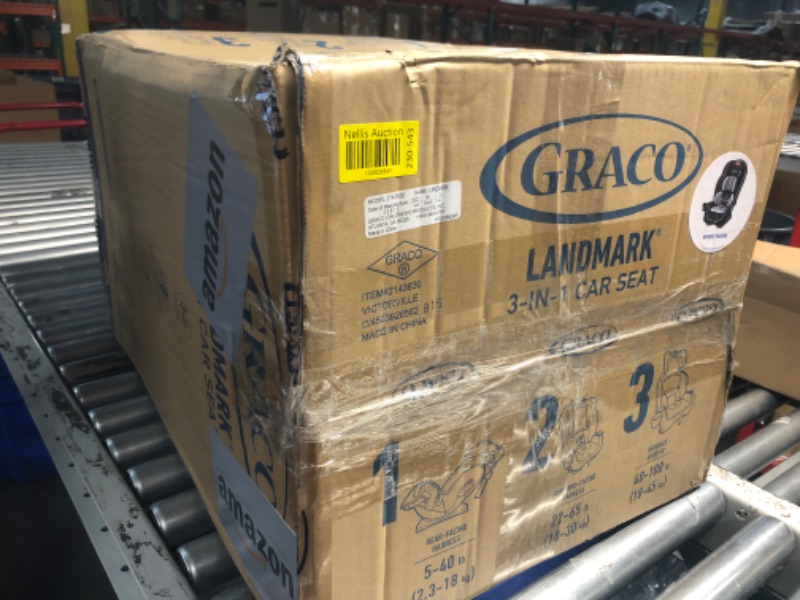 Photo 4 of (MANUFACTURED: 6/30/2022) Graco Landmark 3 in 1 Car Seat | 3 Modes of Use from Rear Facing to Highback Booster Car Seat, Wynton