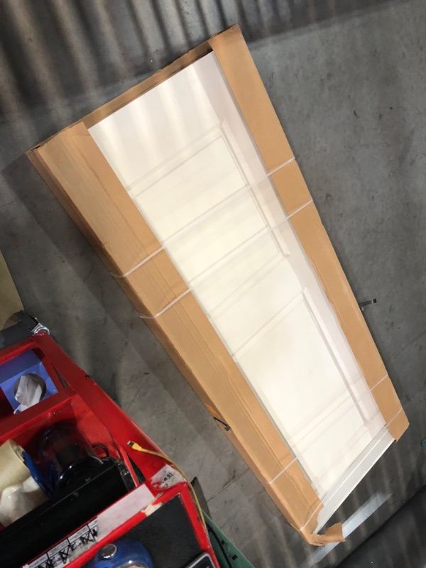 Photo 4 of ***USED - DIRTY - NO PACKAGING***
Masonite 32 in. x 80 in. 2 Panel Square Top Right-Handed Hollow-Core Smooth Primed Composite Single Prehung Interior Door